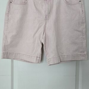Pink Striped Women's Shorts